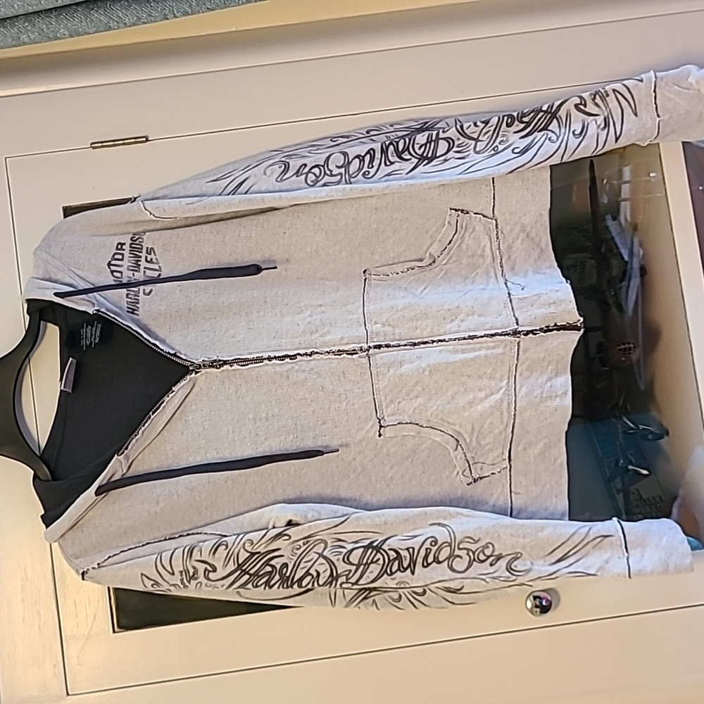 Harley Davidson zip up hoodie